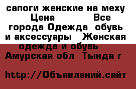 сапоги женские на меху. › Цена ­ 2 900 - Все города Одежда, обувь и аксессуары » Женская одежда и обувь   . Амурская обл.,Тында г.